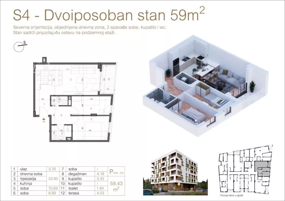 Dvoiposoban stan | 4zida