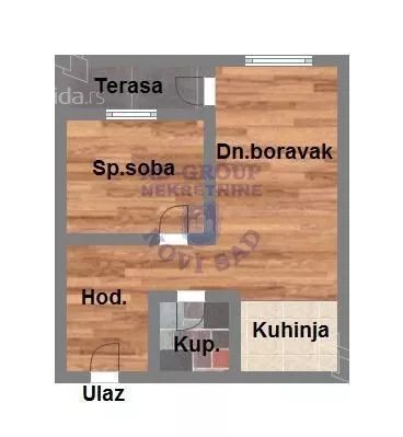 Dvosoban stan | 4zida