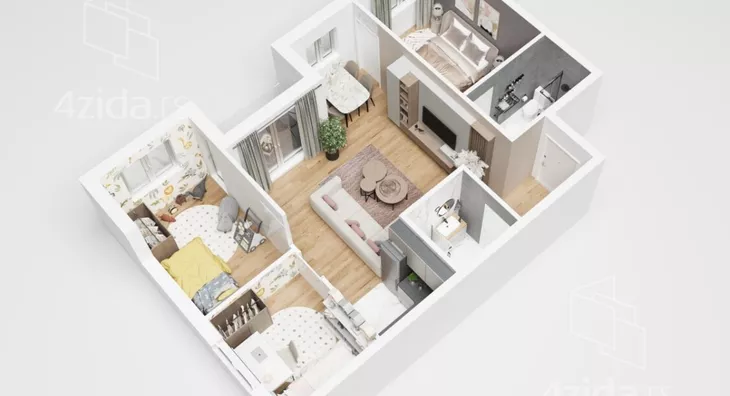 Četvorosoban stan | 4zida