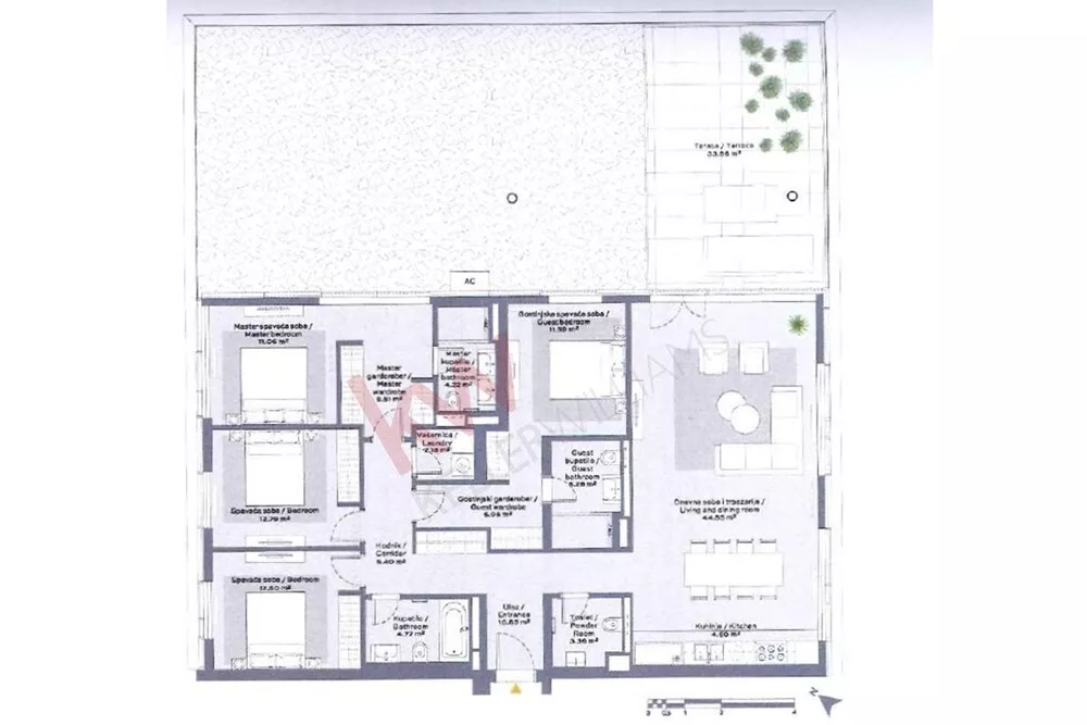 Trosoban stan | 4zida