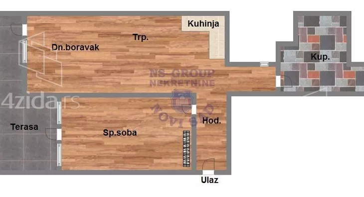 Dvosoban stan | 4zida