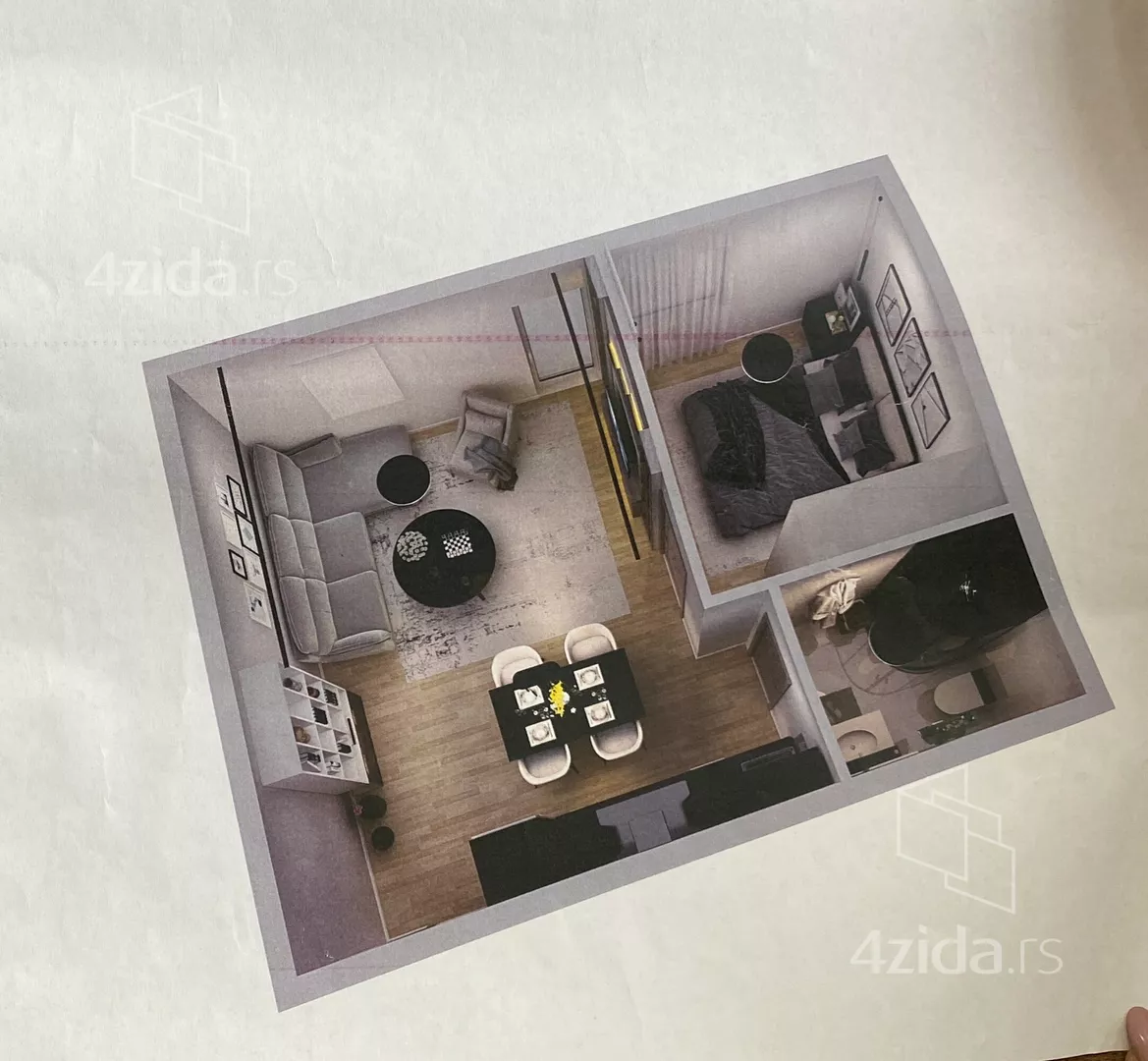 Jednoiposoban stan | 4zida