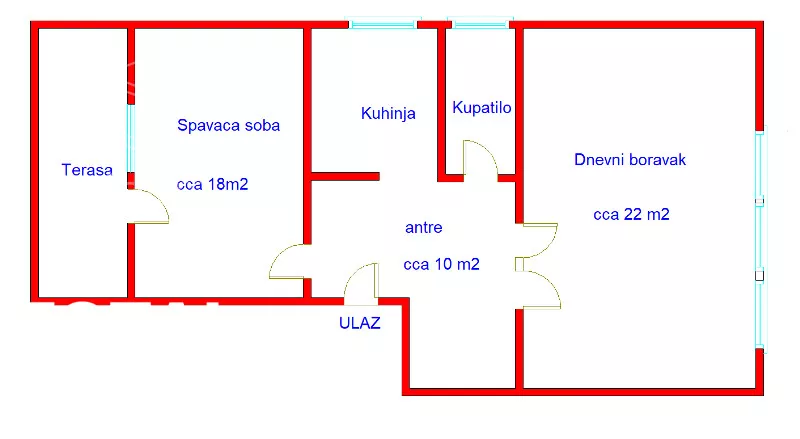 Dvosoban stan | 4zida