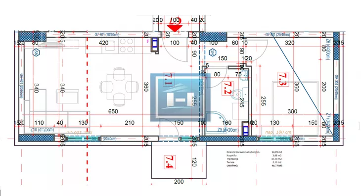 Jednosoban stan | 4zida