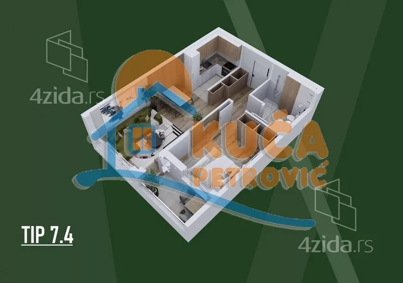 Dvosoban stan | 4zida