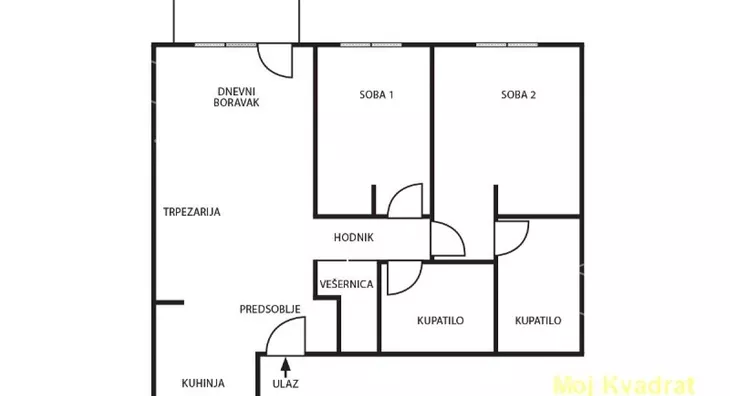 Trosoban stan | 4zida