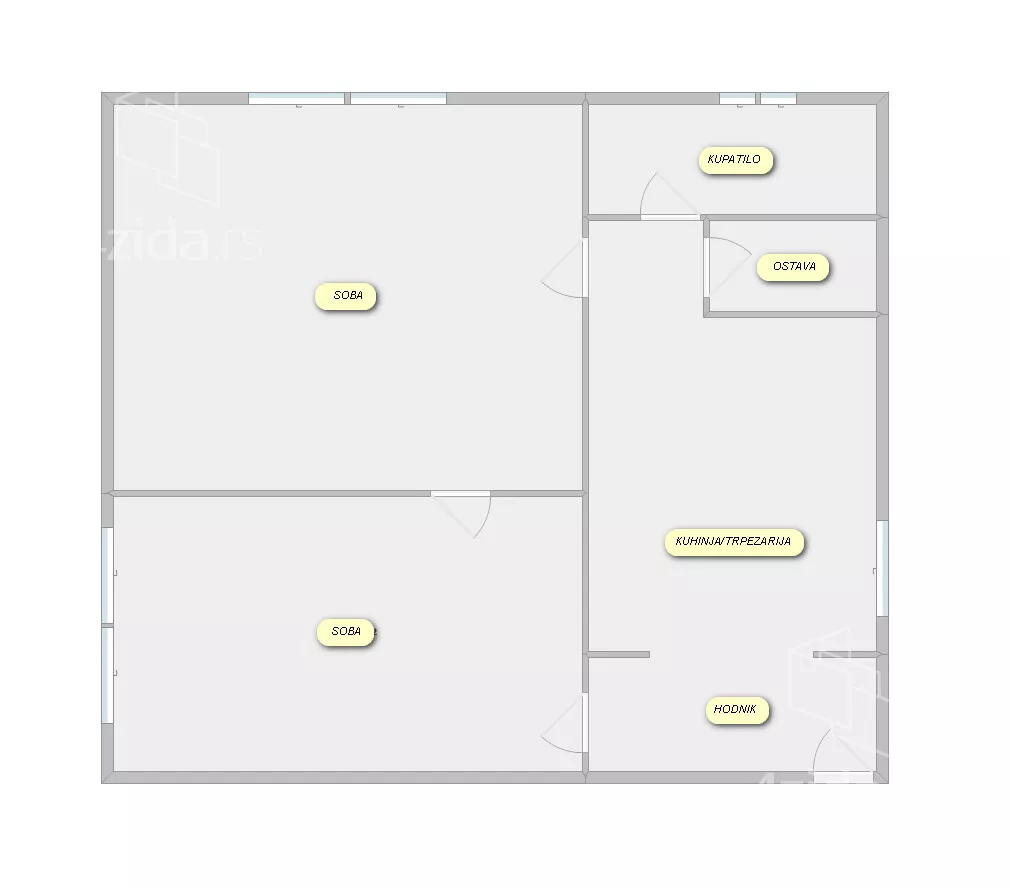 Dvosoban stan | 4zida