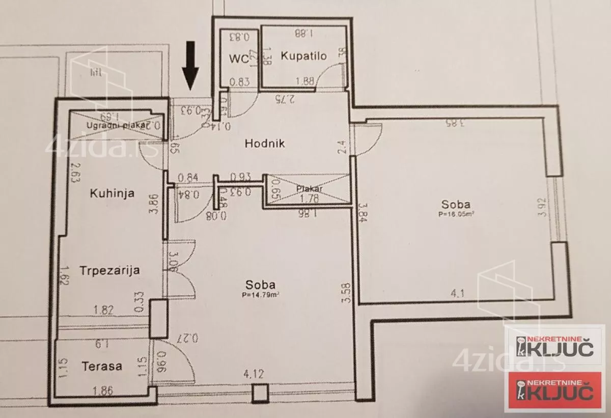 Dvosoban stan | 4zida