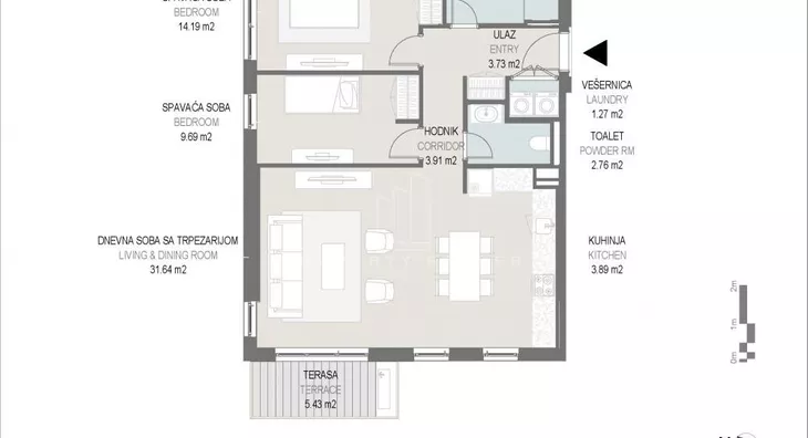 Trosoban stan | 4zida