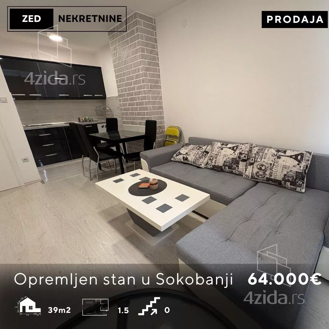 Jednoiposoban stan | 4zida