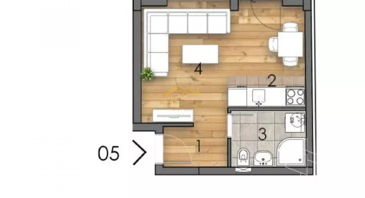 Jednosoban stan | 4zida