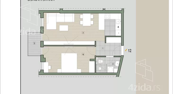 Trosoban stan | 4zida