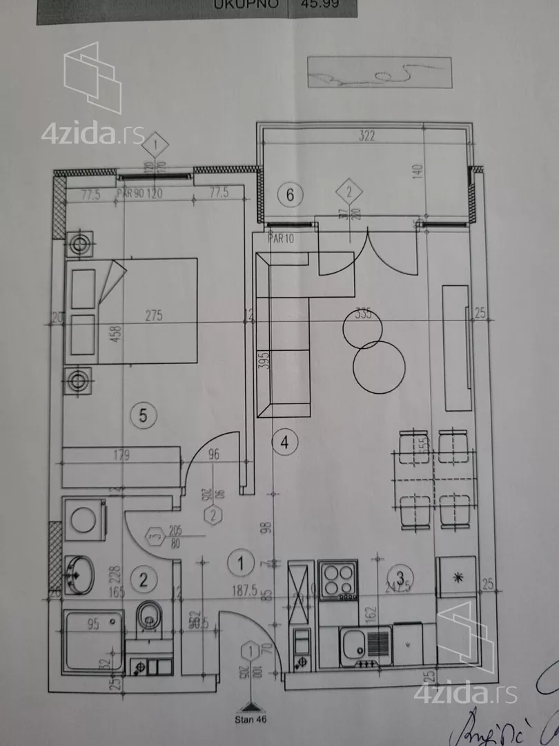 Dvosoban stan | 4zida