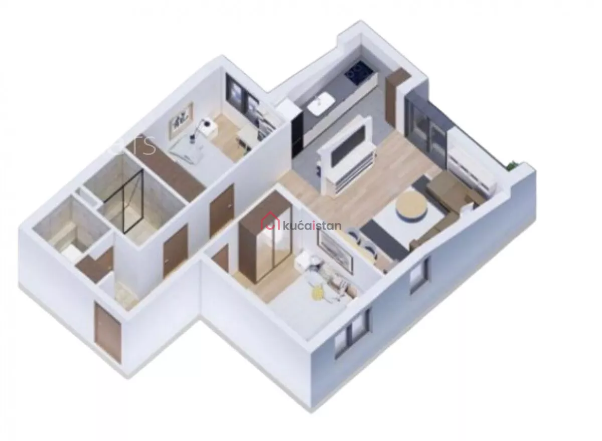 Trosoban stan | 4zida