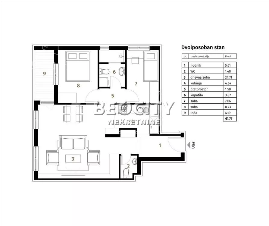 Dvoiposoban stan | 4zida