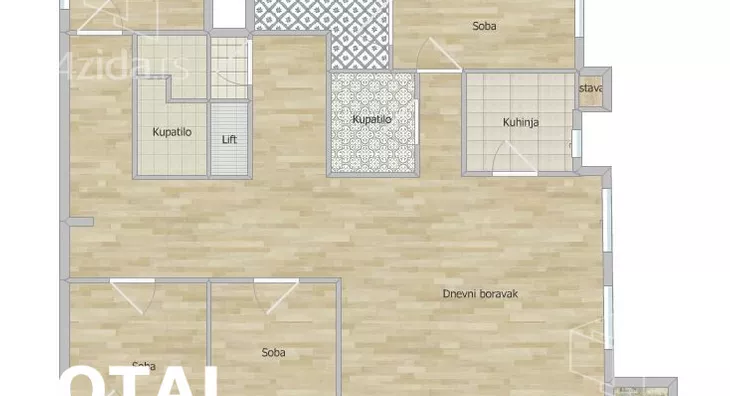 Petosoban stan | 4zida