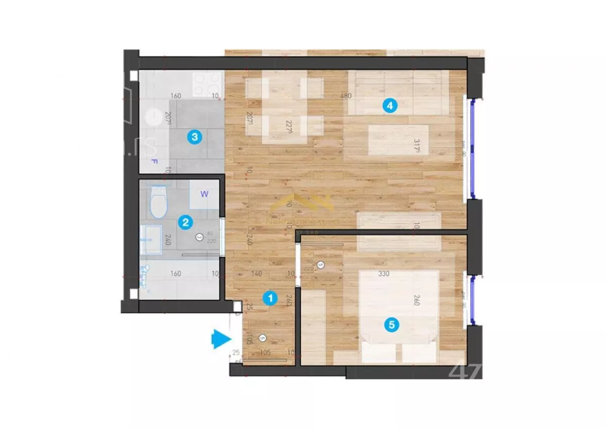 Dvosoban stan | 4zida