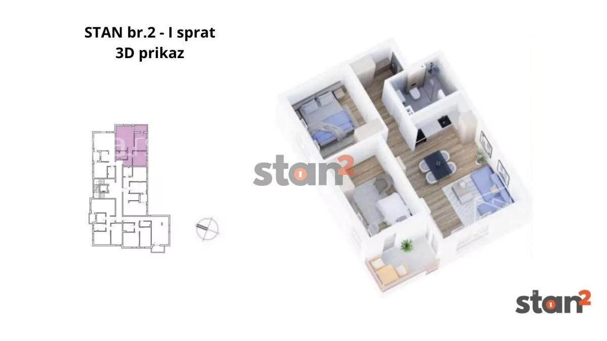 Dvoiposoban stan | 4zida