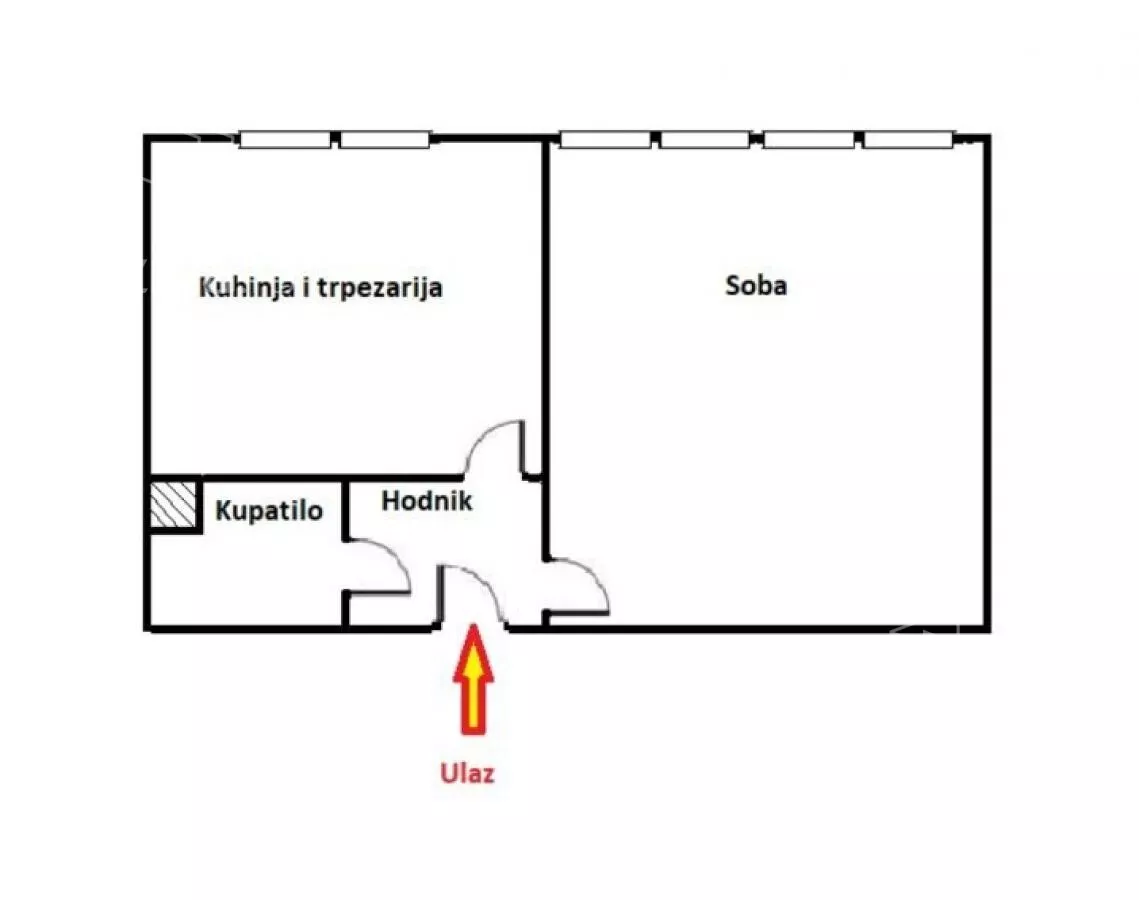 Jednosoban stan | 4zida