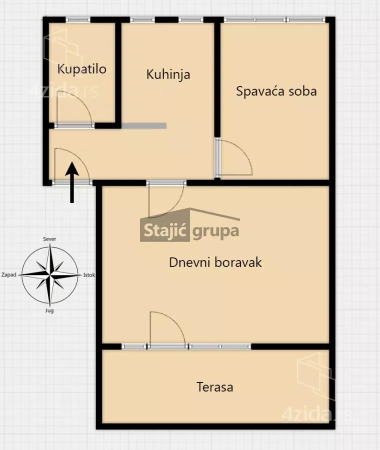 Dvosoban stan | 4zida