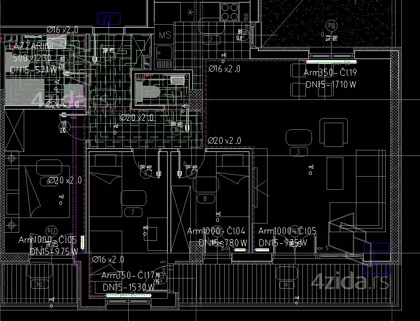 Troiposoban stan | 4zida