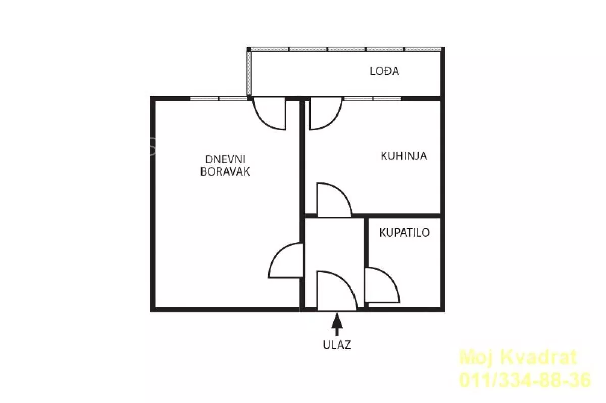 Jednosoban stan | 4zida