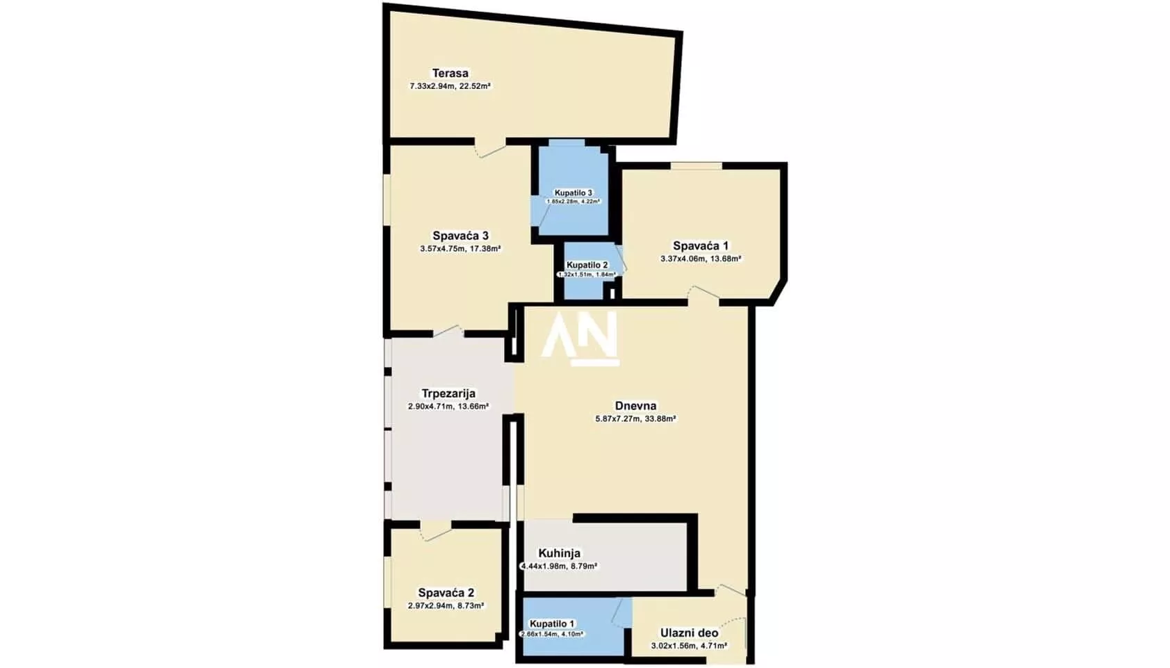 Četvorosoban stan | 4zida