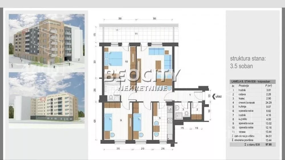 Troiposoban stan | 4zida