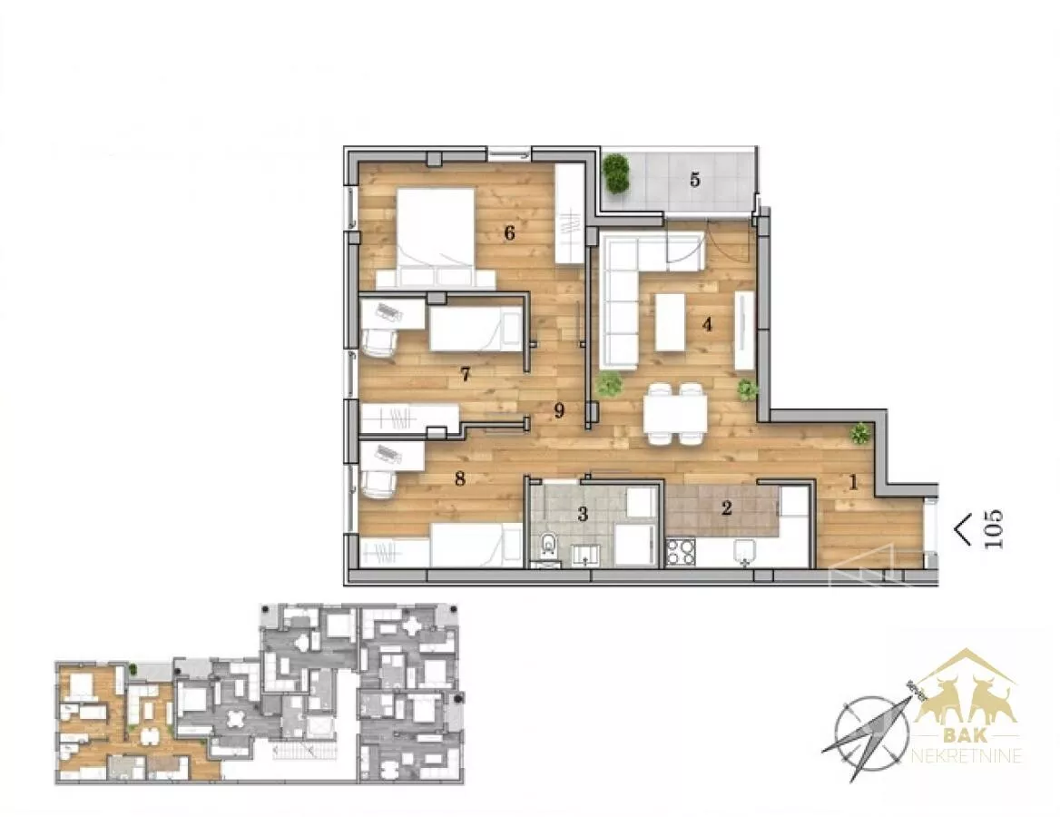 Četvorosoban stan | 4zida