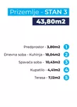 Jednoiposoban stan | 4zida