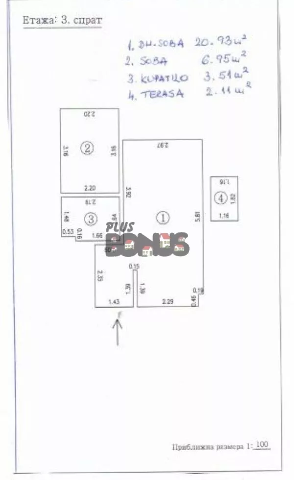 Jednoiposoban stan | 4zida