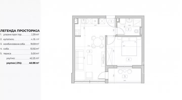 Dvosoban stan | 4zida