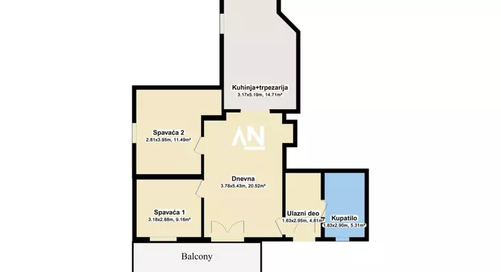 Trosoban stan | 4zida