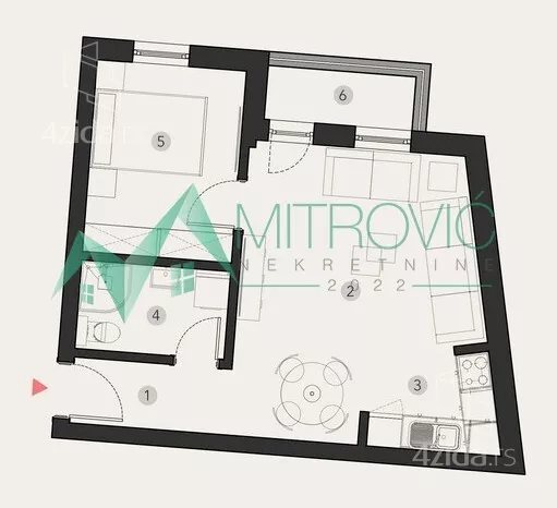 Jednoiposoban stan | 4zida