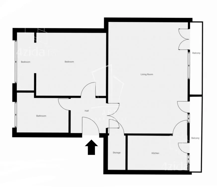 Dvosoban stan | 4zida