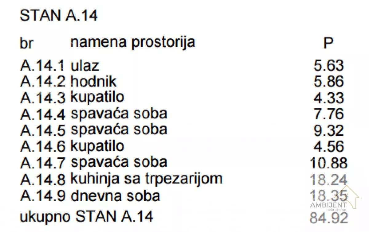 Troiposoban stan | 4zida