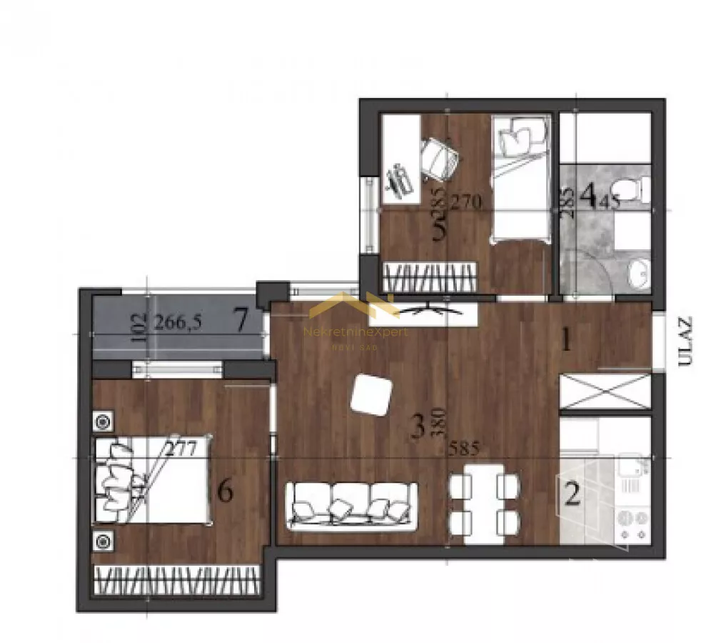 Dvoiposoban stan | 4zida