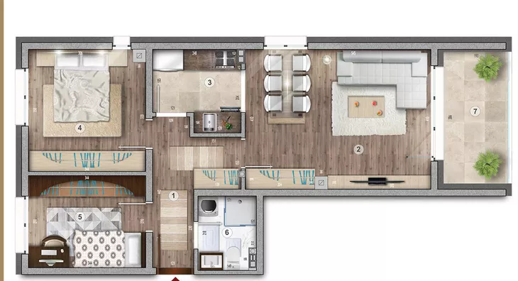 Dvosoban stan | 4zida