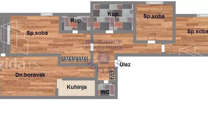 Troiposoban stan | 4zida