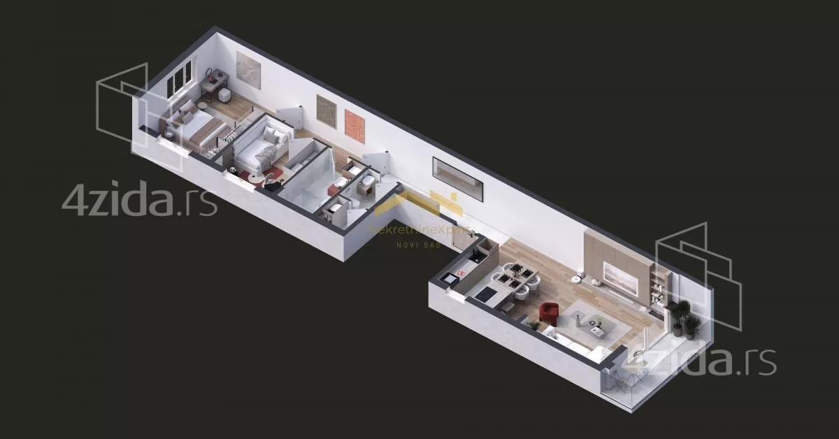 Trosoban stan | 4zida