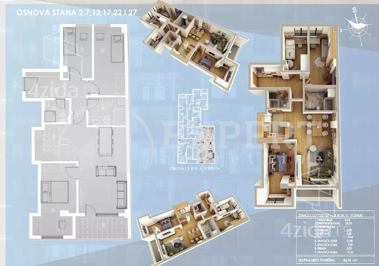 Troiposoban stan | 4zida