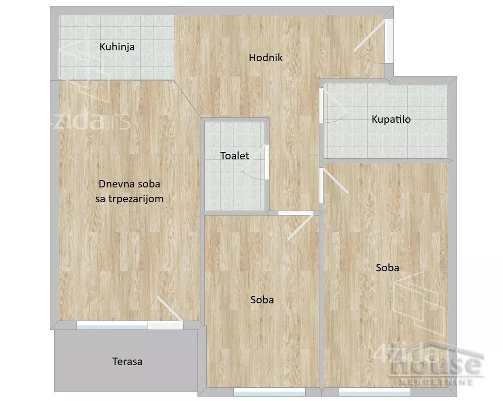 Trosoban stan | 4zida