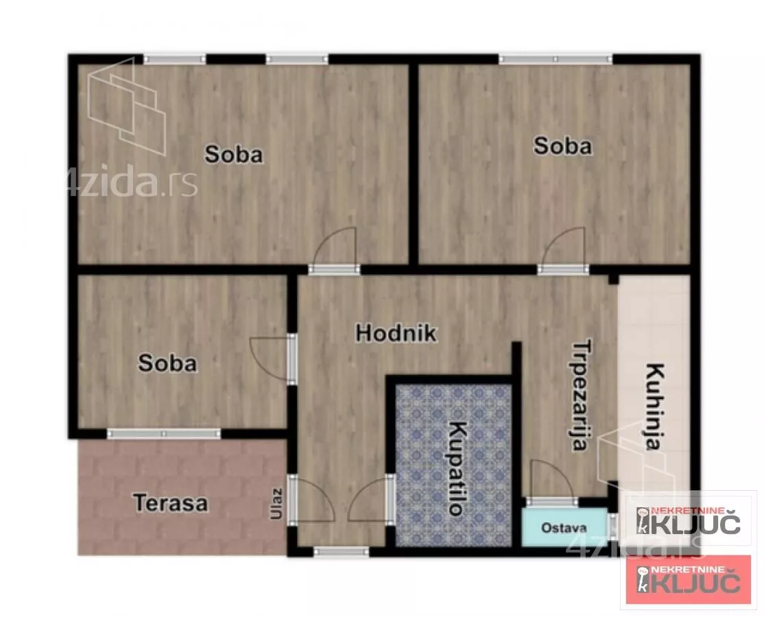 Trosoban stan | 4zida