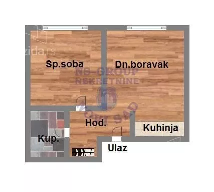 Jednoiposoban stan | 4zida