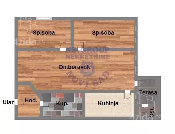 Dvosoban stan | 4zida