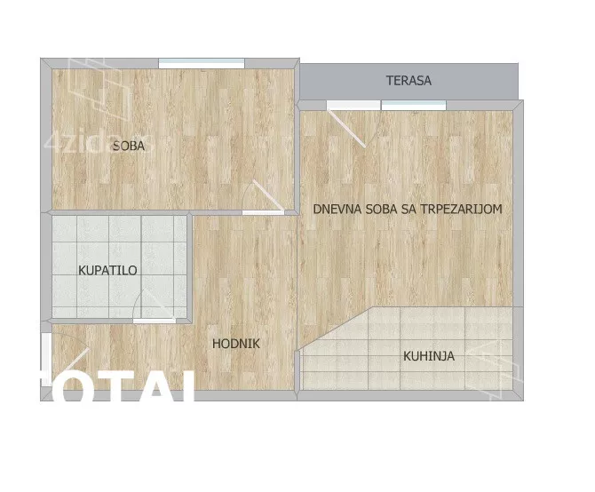 Dvosoban stan | 4zida