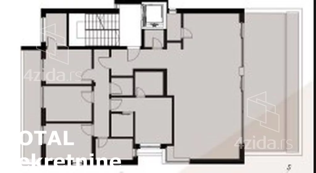 Petosoban stan | 4zida