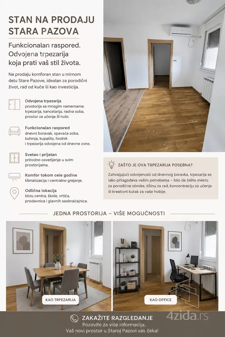 Dvosoban stan | 4zida