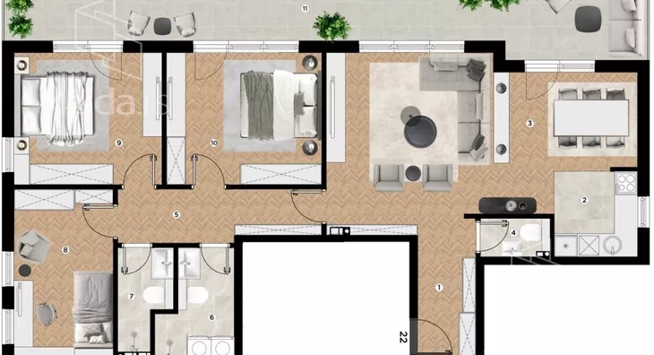 Četvorosoban stan | 4zida