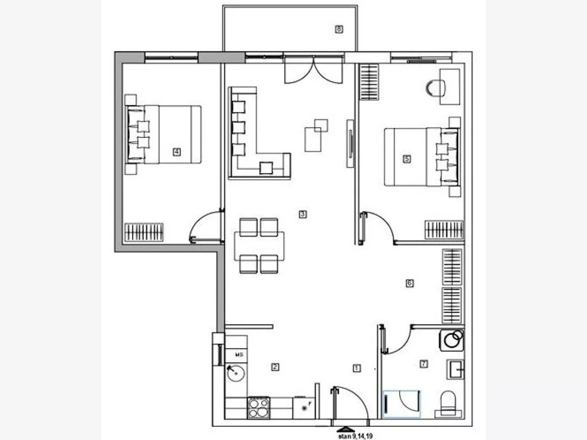 Trosoban stan | 4zida